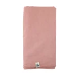 couverture châle en 100% laine mérinos pour bébé et femme rose Alpes du sud mérinos