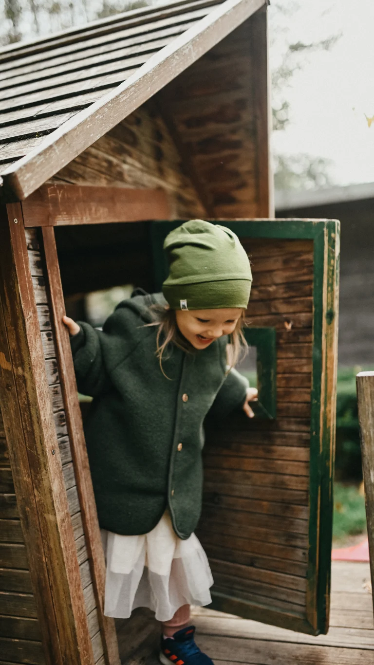 veste en laine polaire pour bébé et enfant Alpes du Sud Mérinos