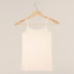 débardeur pour femme en laine/soie écru
