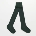 collant en mérinos vert fern pour femme