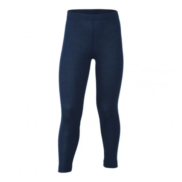 legging en laine et soie Engel bleu marine pour enfant